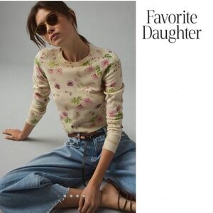 Favorite Daughter Floral Pullover Sweater